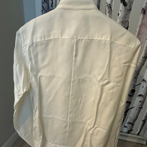 "BLACK FRIDAY SPECIAL" OFF WHITE LONG SLEEVED TUXEDO SHIRT - Picture 2 of 5